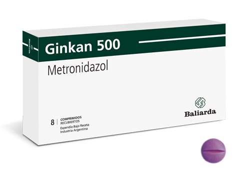 Ginkan 500_500_10.png Ginkan 500 Metronidazol vaginitis bacteriana vaginosis Tricomoniasis antibiótico infecciones vaginales Ginkan 500 Metronidazol